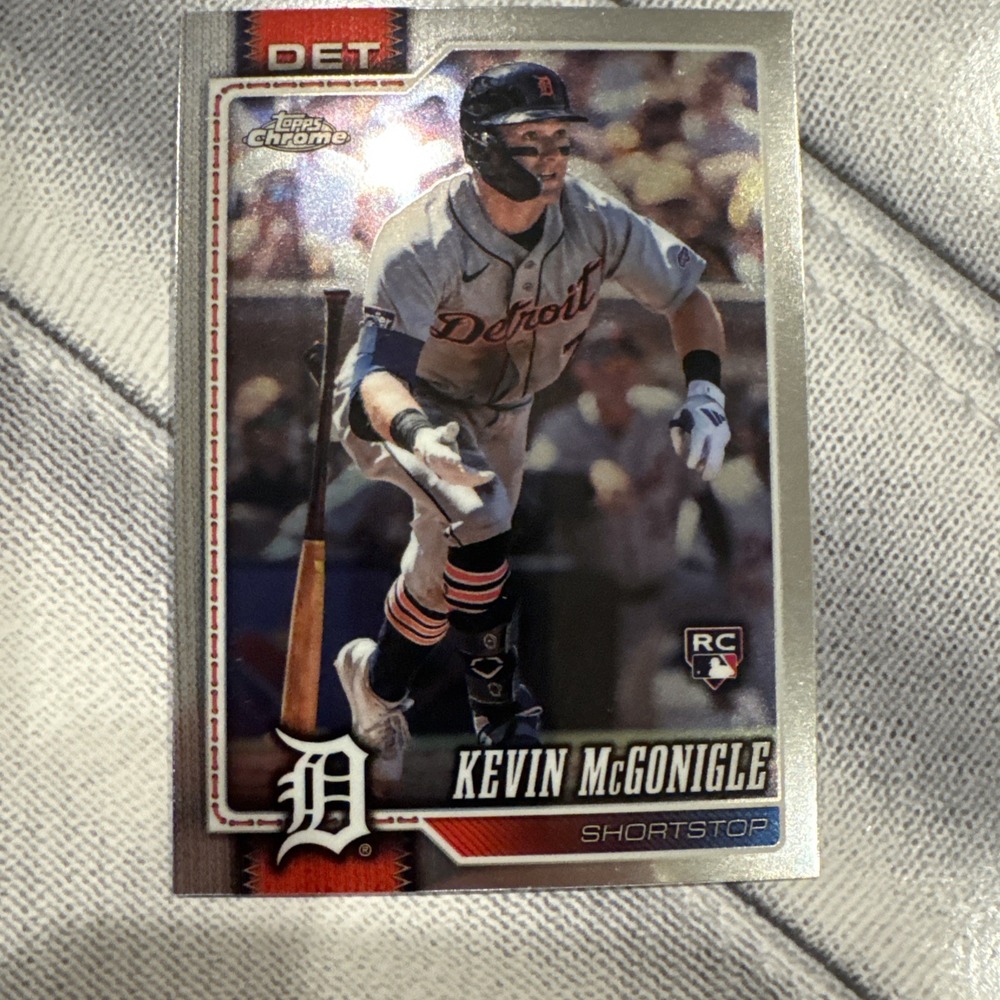 Topps 2026 Topps Chrome Kevin McGonigle RC Detroit Tigers Chrome #16